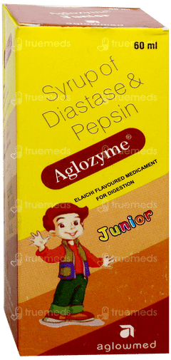 Aglozyme Junior Elaichi Flavoured Syrup 60Ml